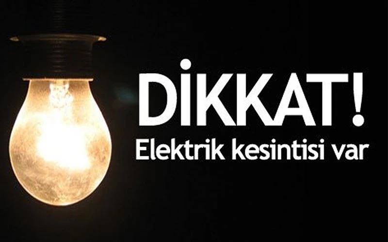 ÇERKEZKÖY’DE PAZAR GÜNÜ 5 SAAT ELEKTRİK KESİNTİSİ 