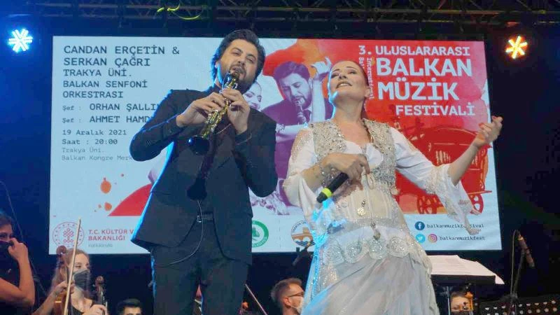 ULUSLARARASI 3. BALKAN MÜZİK FESTİVALİ RENKLİ GÖRÜNTÜLERE SAHNE OLDU