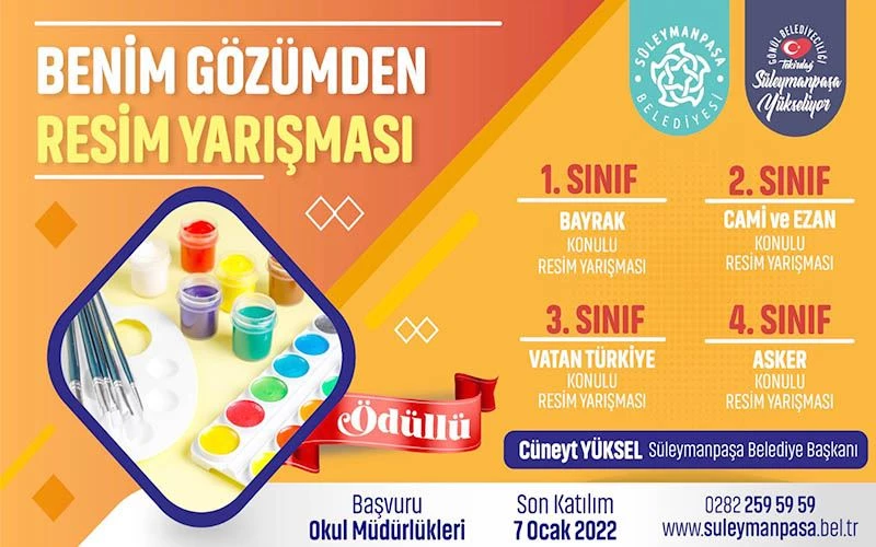 BENİM GÖZÜMDEN RESİM VE FOTOĞRAF YARIŞMALARI İÇİN BAŞVURULAR BAŞLADI