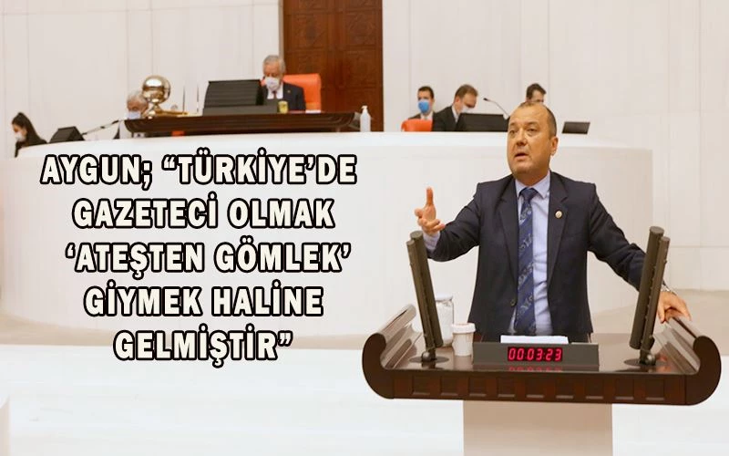 AYGUN :BASIN DEMOKRASİDE DÖRDÜNCÜ GÜÇTÜR