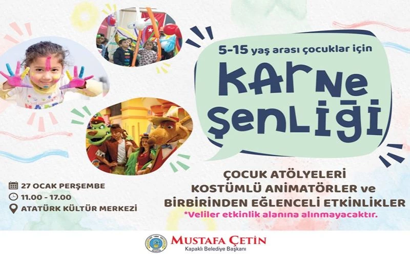 HAYDİ ÇOCUKLAR KARNE ŞENLİĞİNE