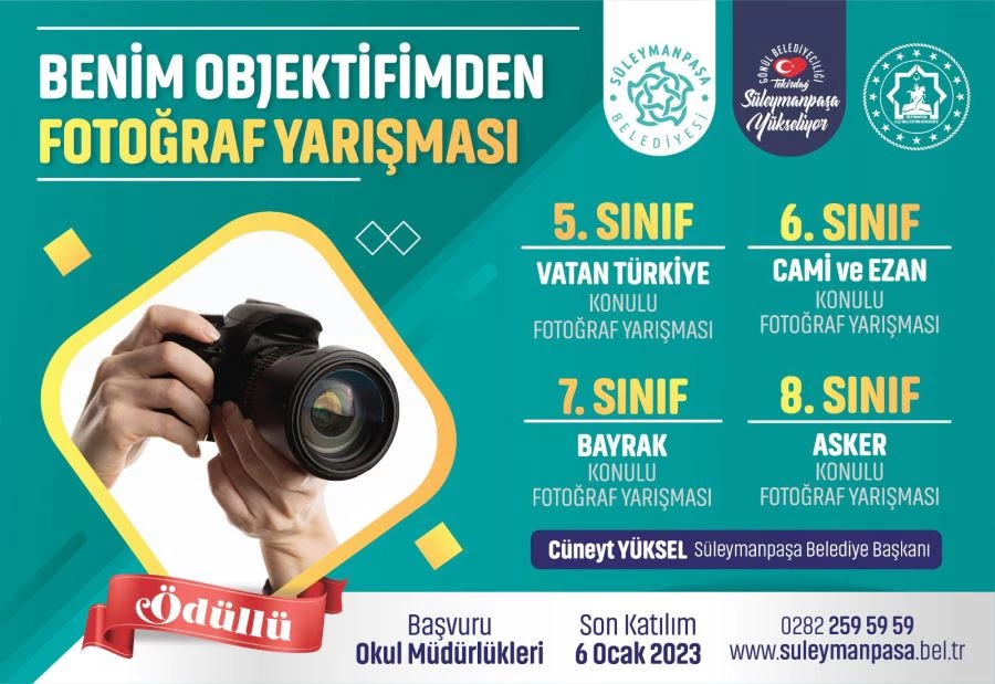 BENİM GÖZÜMDEN RESİM VE FOTOĞRAF YARIŞMALARI İÇİN BAŞVURULAR BAŞLADI