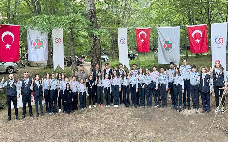 19 MAYIS SAMSUN’A İLKADIM İZCİ KAMPI LALADERE’DE GERÇEKLEŞTİRİLDİ