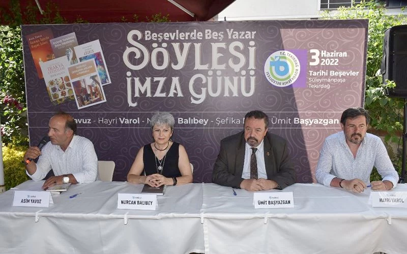 BEŞEVLER’DE BEŞ YAZAR SÖYLEŞİ İMZA GÜNÜ ETKİNLİĞİ DÜZENLEDİ