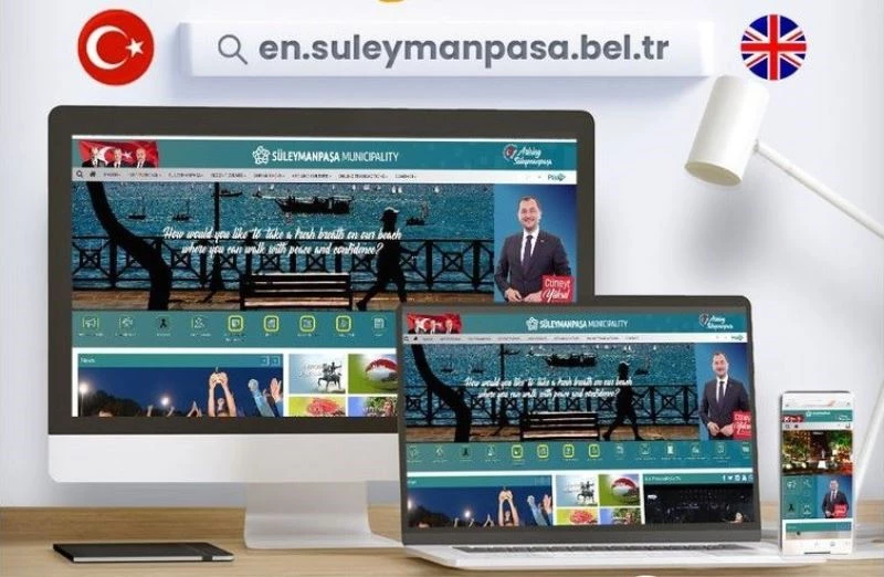 SÜLEYMANPAŞA BELEDİYESİ İNTERNET PORTALI İNGİLİZCE YAYINA BAŞLADI