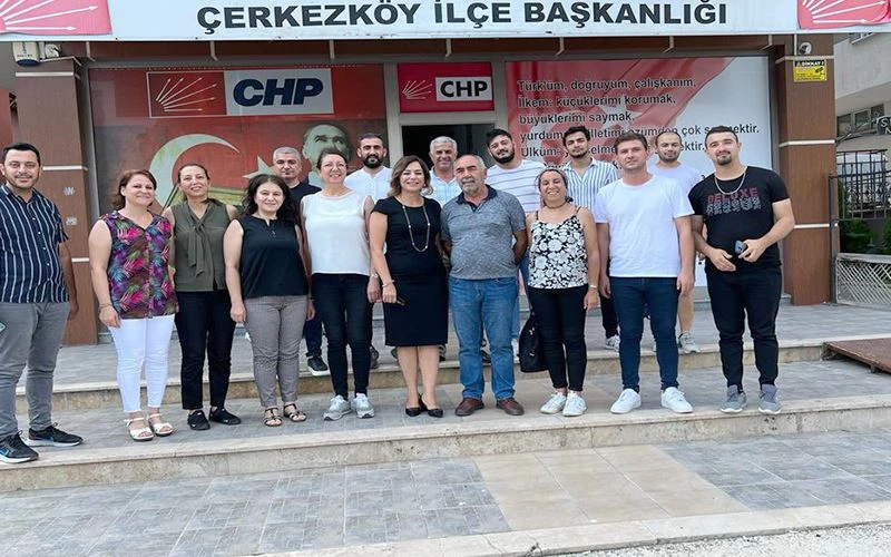 CHP’Lİ YÜCEER TEKİRDAĞ’I ADIM ADIM DOLAŞIYOR