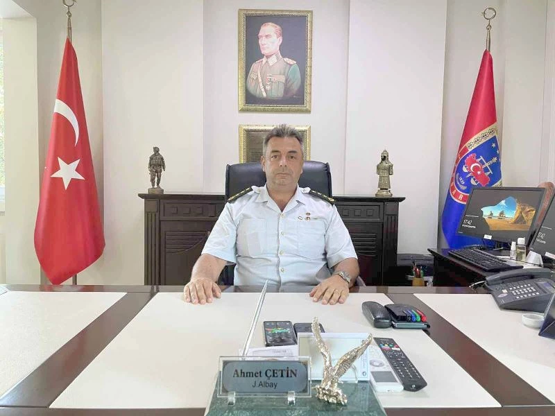 TEKİRDAĞ İL JANDARMA KOMUTANI AHMET ÇETİN İŞBAŞI YAPTI