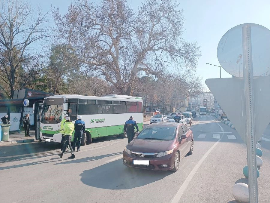  KURALLARA UYMAYAN TİCARİ ARAÇ SÜRÜCÜLERİNE CEZA YAĞDI