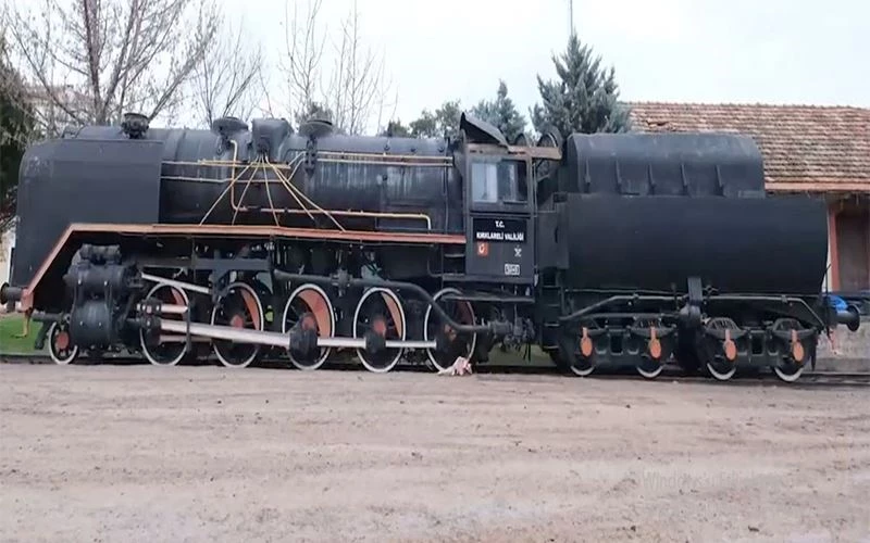 NOSTALJİK KARA TREN KIRKLARELİ MİLLET BAHÇESİNDE SERGİLENECEK