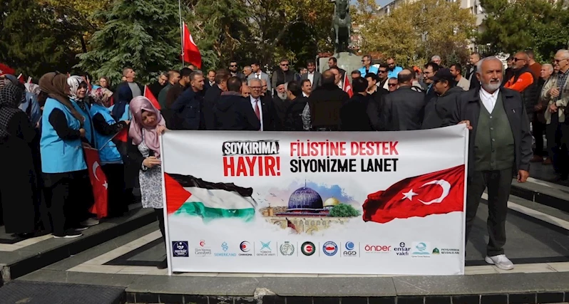  KIRKLARELİ’DE İSRAİL PROTESTO EDİLDİ