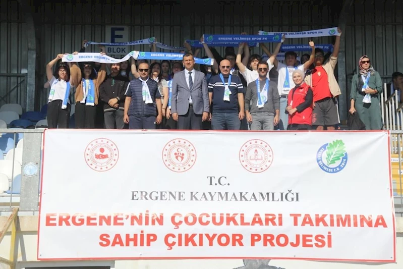 ERGENE’NİN ÇOCUKLARI TAKIMINA SAHİP ÇIKIYOR PROJESİ BAŞLADI