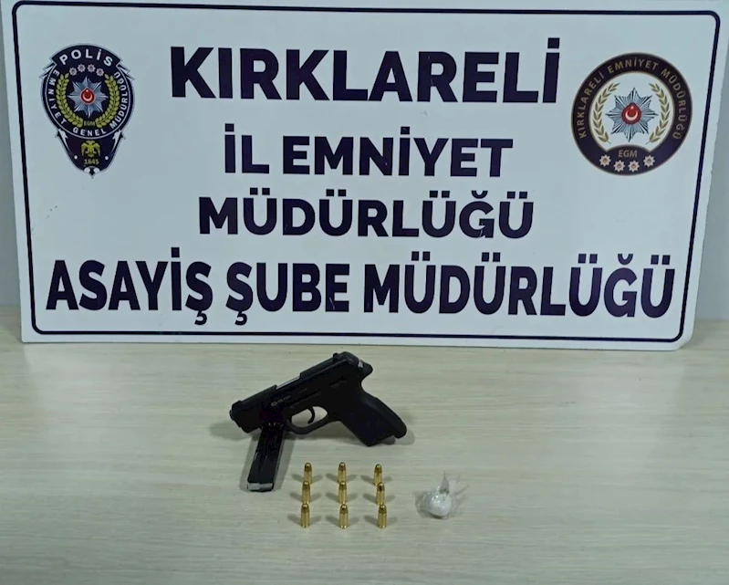 KIRKLARELİ’NDE ÇEŞİTLİ SUÇLARDAN ARANMASI OLAN ŞÜPHELİLER YAKALANDI