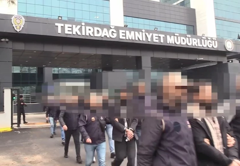 TEKİRDAĞ MERKEZLİ 4 İLDEKİ DEAŞ OPERASYONUNDA YAKALANAN 18 KİŞİ SERBEST