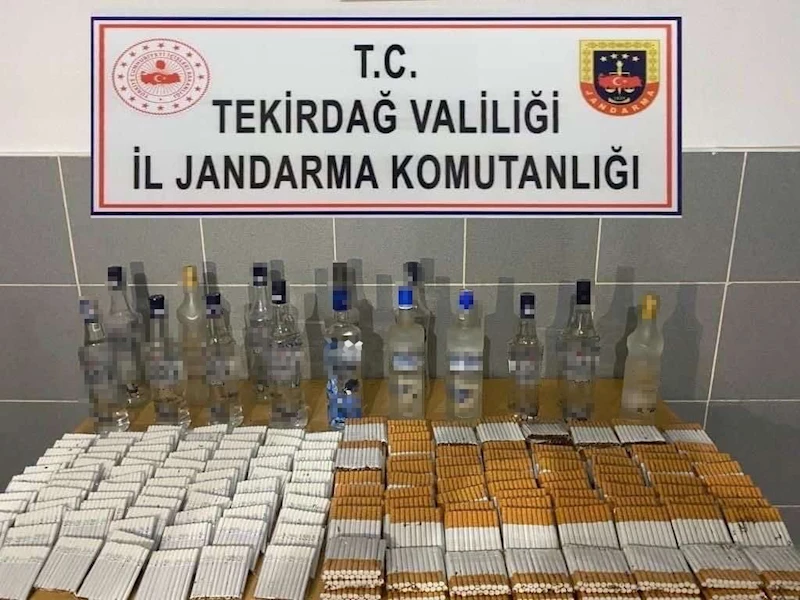 TEKİRDAĞ’DA 1 TON 200 LİTRE SAHTE ALKOL ELE GEÇİRİLDİ