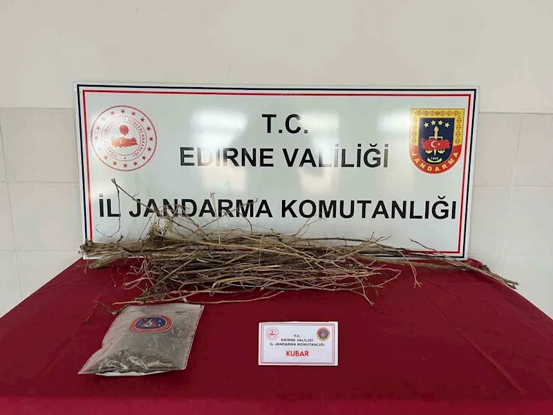 JANDARMADAN UYUŞTURUCU OPERASYONU: 2 KİŞİ GÖZALTINA ALINDI