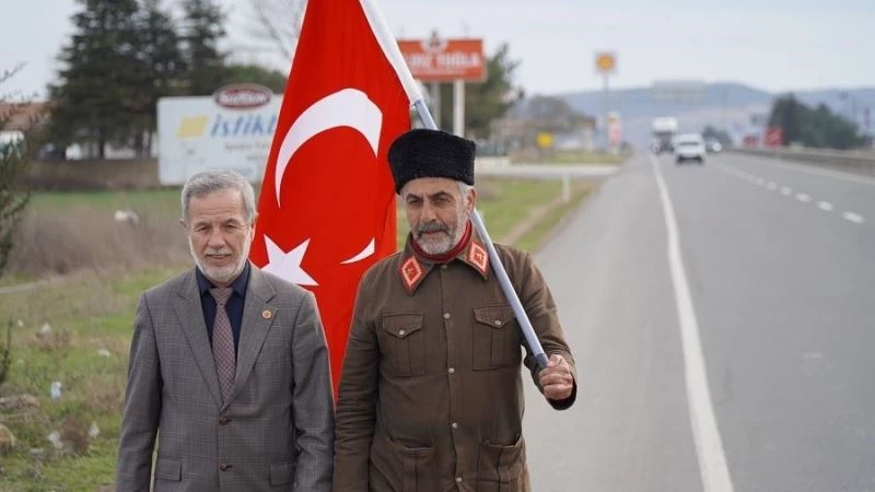 DEDEDEN TORUNA VEFA İÇİN 5. KEZ YÜRÜYEN GÜMÜŞ, KEŞAN’A ULAŞTI