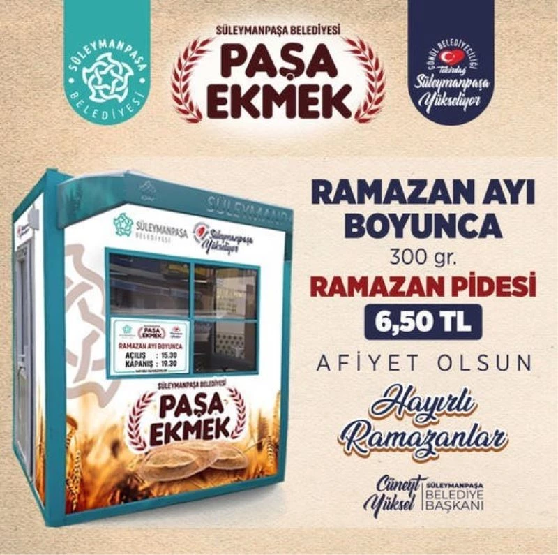 BELEDİYEDEN UCUZA RAMAZAN PİDESİ 