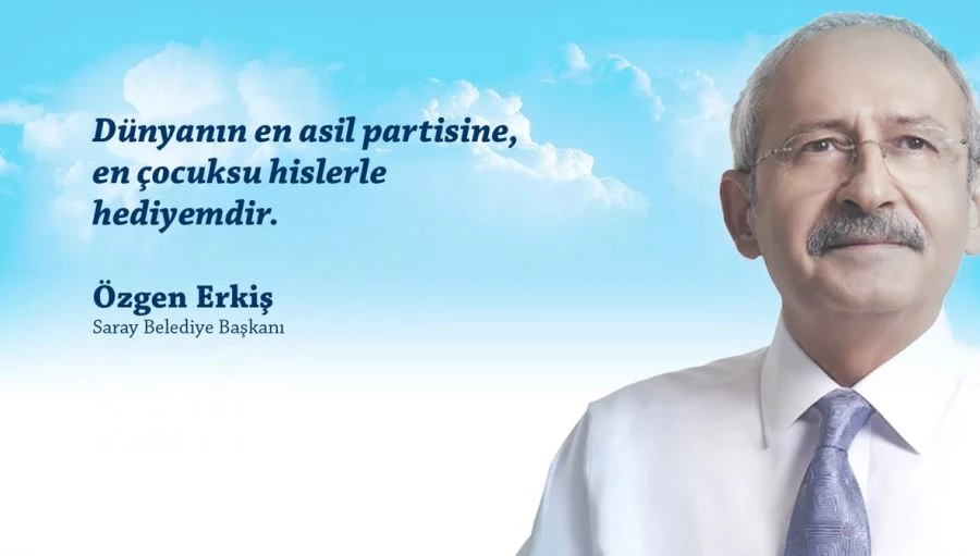 Başkan Erkiş: Dünyanın en asil partisine, en çocuksu hislerimle...