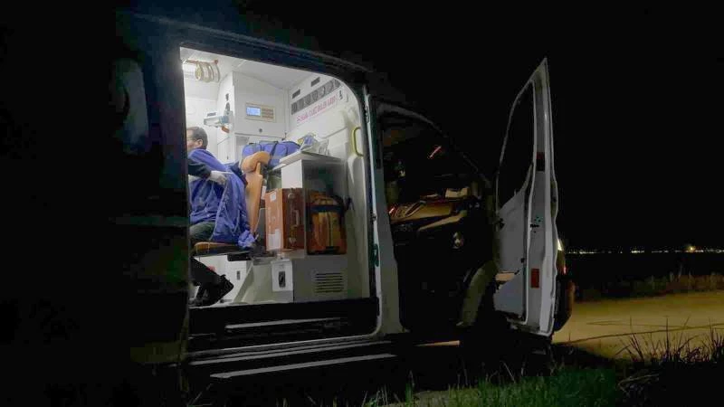 TEKİRDAĞ’DA İKİ OTOMOBİLİN ÇARPIŞTIĞI KAZADA 3 KİŞİ YARALANDI