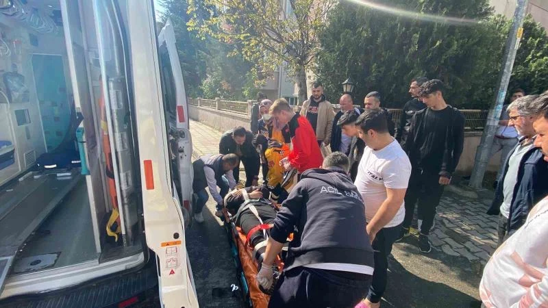 MOTOSİKLET KAZASI: 1 YARALI 