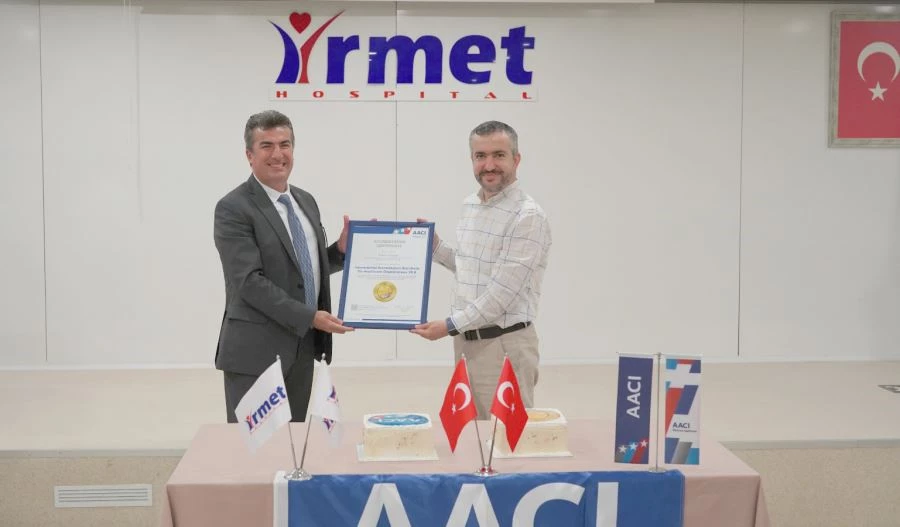 İRMET HOSPİTAL AACI AKREDİTASYON BELGESİ ALDI