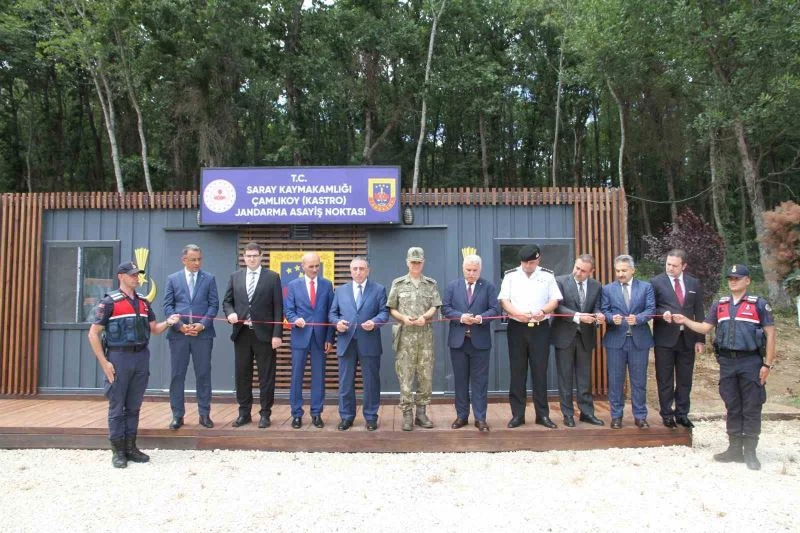 KARADENİZ SAHİLİNDEKİ ÇAMLIKOY’A JANDARMA ASAYİŞ NOKTASI AÇILDI