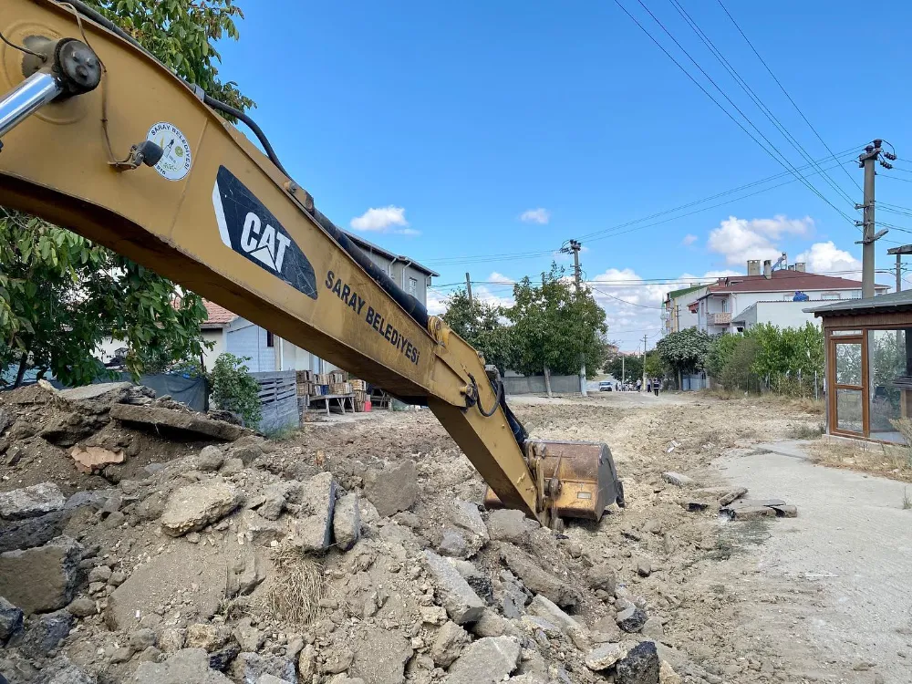 BÜYÜKYONCALI’DA YOL ÇALIŞMALARI DEVAM EDİYOR