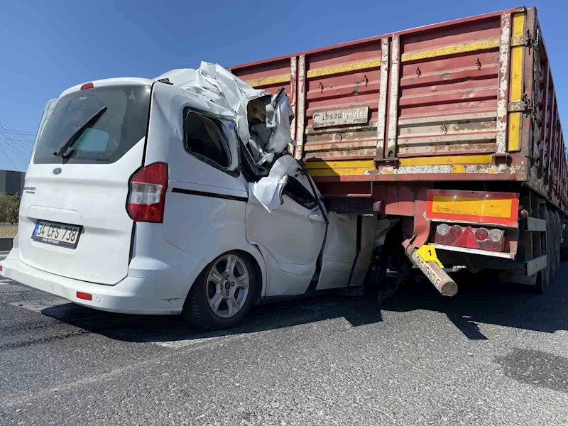 TEKİRDAĞ’DA FECİ KAZA VE GÖZYAŞI: 1 ÖLÜ, 1 YARALI