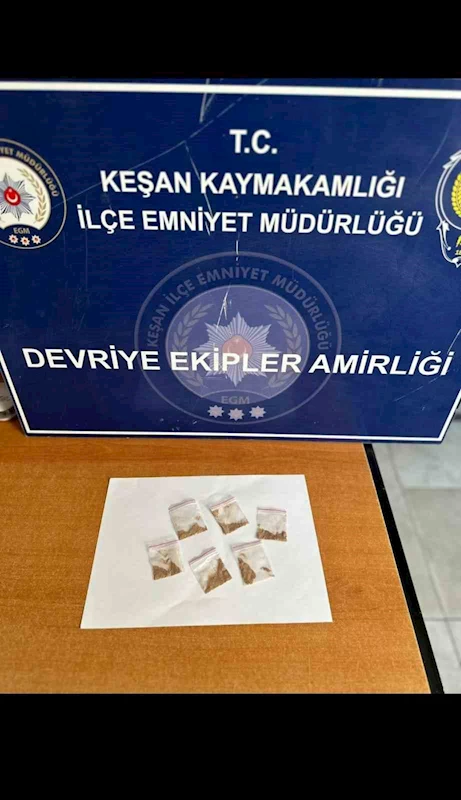 ŞÜPHELİ ŞAHISLARIN ÜST ARAMASINDA UYUŞTURUCU ÇIKTI