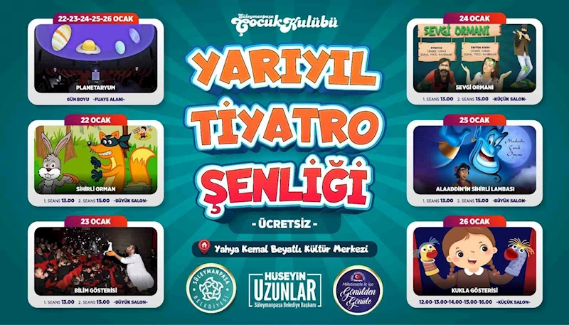 TEKİRDAĞ’DA ÇOCUKLAR OYUNA DOYACAK