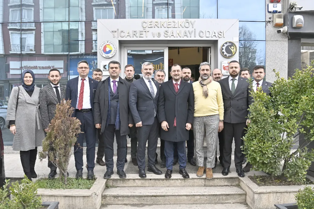 AK PARTİ ADAYI YÜKSEL ÇERKEZKÖY’DE ODALARI ZİYARET ETTİ