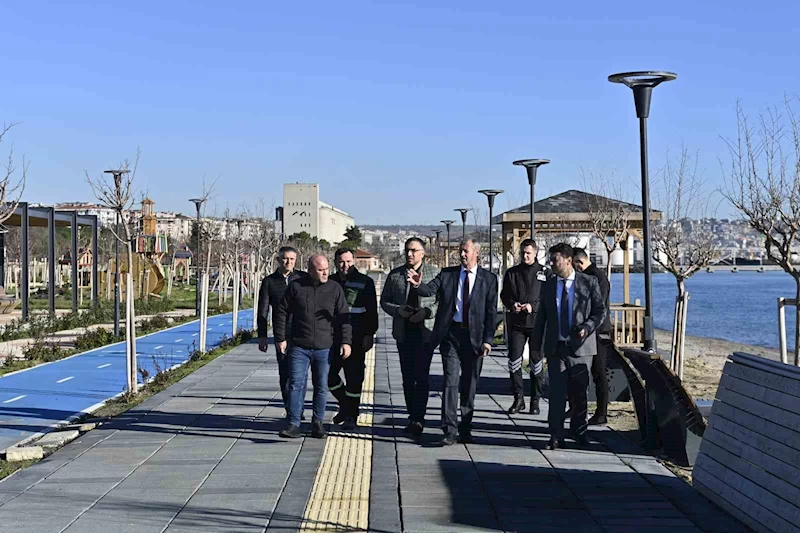 BAŞKAN UZUNLAR, YAPIMI SÜREN PROJELERİ İNCELEDİ