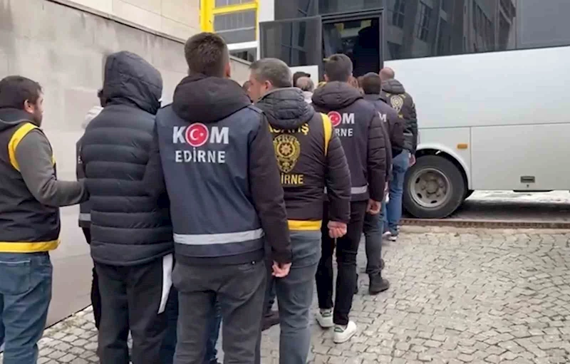 EDİRNE MENKEZLİ 4 İLDE OTO DOLANDIRICILIĞI OPERASYONU: 5 TUTUKLAMA