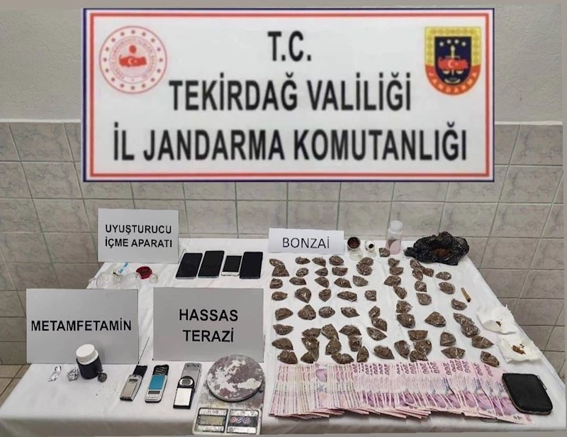 TEKİRDAĞ’DA UYUŞTURUCU OPERASYONLARINDA ÇEŞİTLİ MADDELER ELE GEÇİRİLDİ