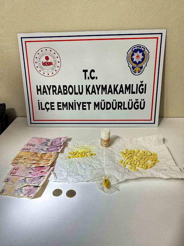 HAYRABOLU’DA UYUŞTURUCU OPERASYONU : 2 TUTUKLAMA