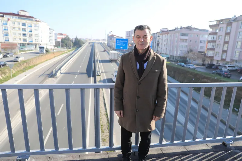 ÇEVRE YOLU YAYA ÜST GEÇİDİ KULLANIMA AÇILDI