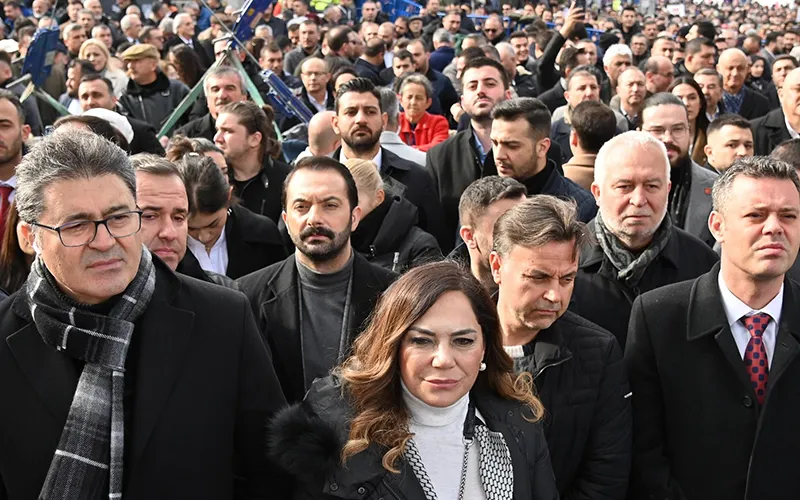 CANDAN BAŞKAN ANKARA’DA CHP’NİN MİTİNGİNE KATILDI