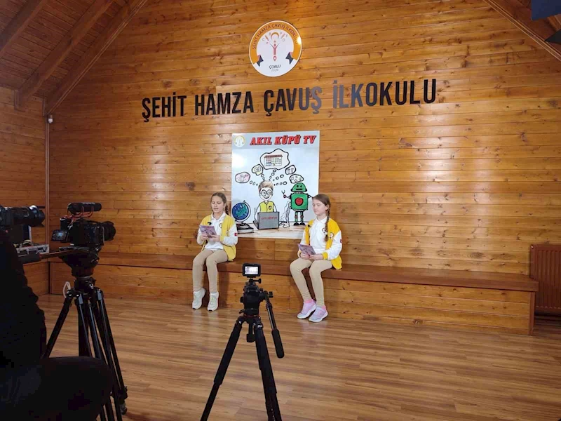 İLKOKUL ÖĞRENCİLERİNDEN ÖRNEK PROJE AKIL KÜPÜ TV