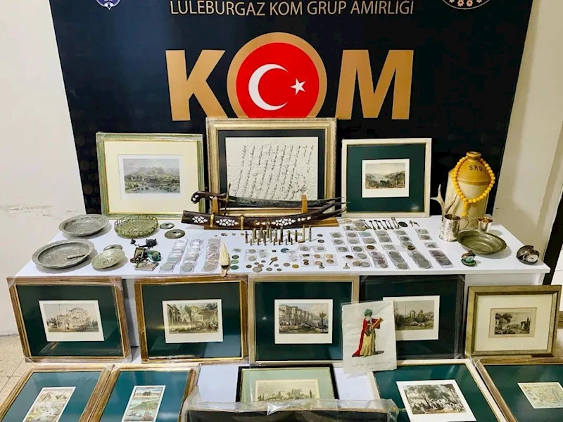 11 İLDE TARİH ESER KAÇAKÇILIĞI OPERASYONU