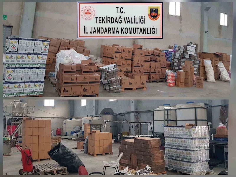  20 TON SAHTE DETERJAN ELE GEÇİRİLDİ