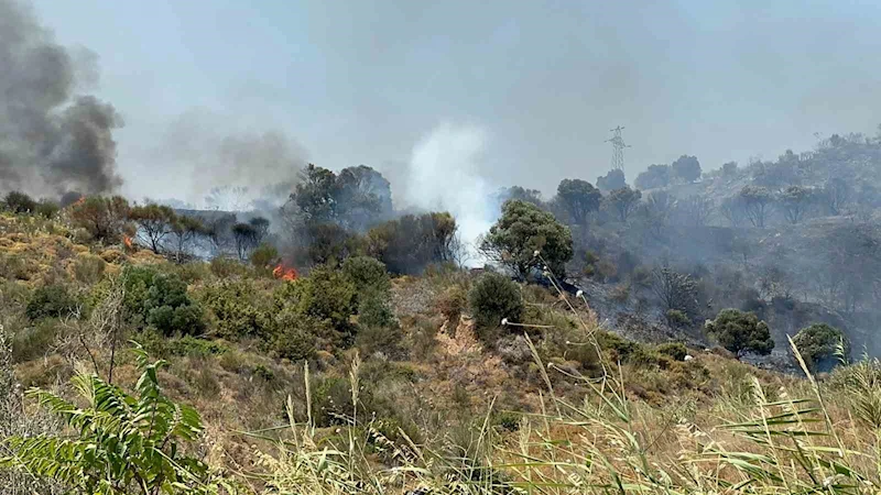 ŞARKÖY’DEKİ YANGIN KONTROL ALTINA ALINDI