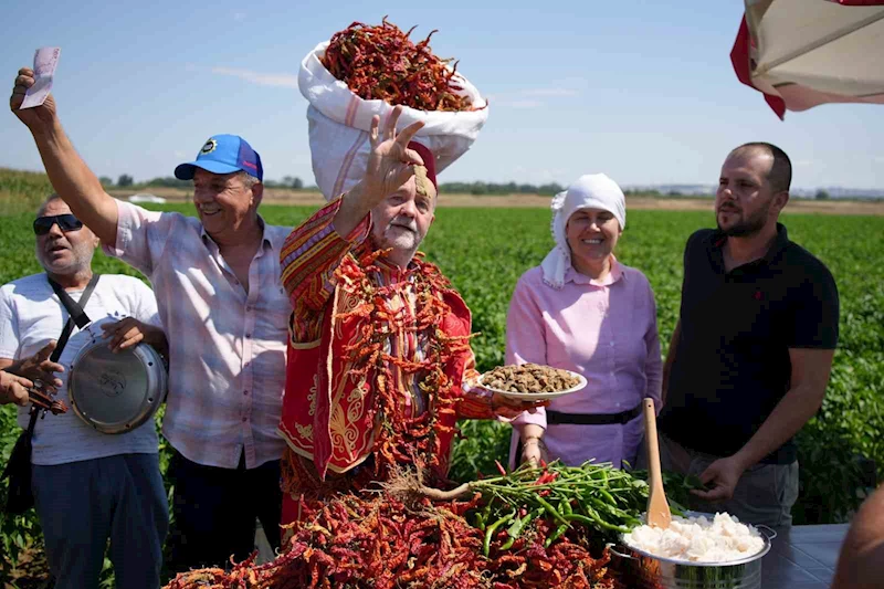 KAVURUCU SICAKLAR KARAAĞAÇ BİBERİNDE HASADI GECİKTİRDİ