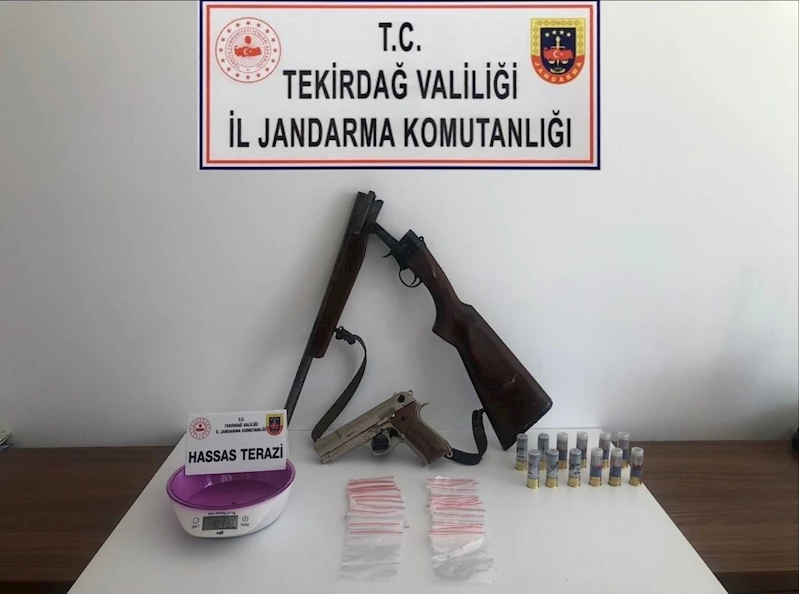 TEKİRDAĞ’DA UYUŞTURUCU VE SİLAH OPERASYONLARI