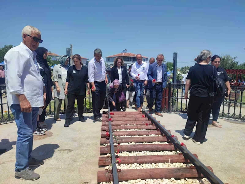 8 TEMMUZ TREN KAZASINDA HAYATINI KAYBEDENLER UZUNKÖPRÜ’DE ANILDI