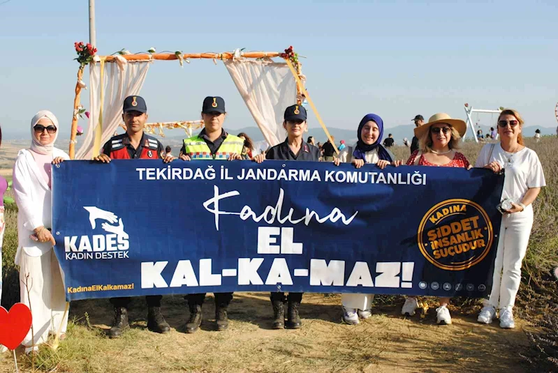 TEKİRDAĞ İL JANDARMA KOMUTANLIĞI KADINA EL KALKMAZ DEDİ