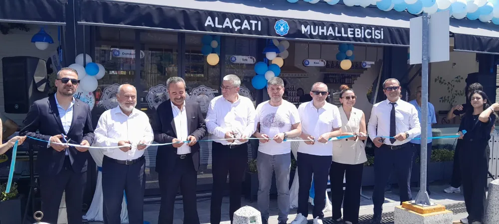 ÇERKEZKÖY’DE ALAÇATI MUHALLEBİCİSİ DE AÇILDI