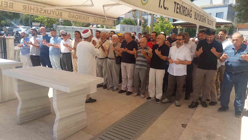 TAHRAN’DA ÖLDÜRÜLEN HANİYE İÇİN TEKİRDAĞ’DA GIYABİ CENAZE NAMAZI