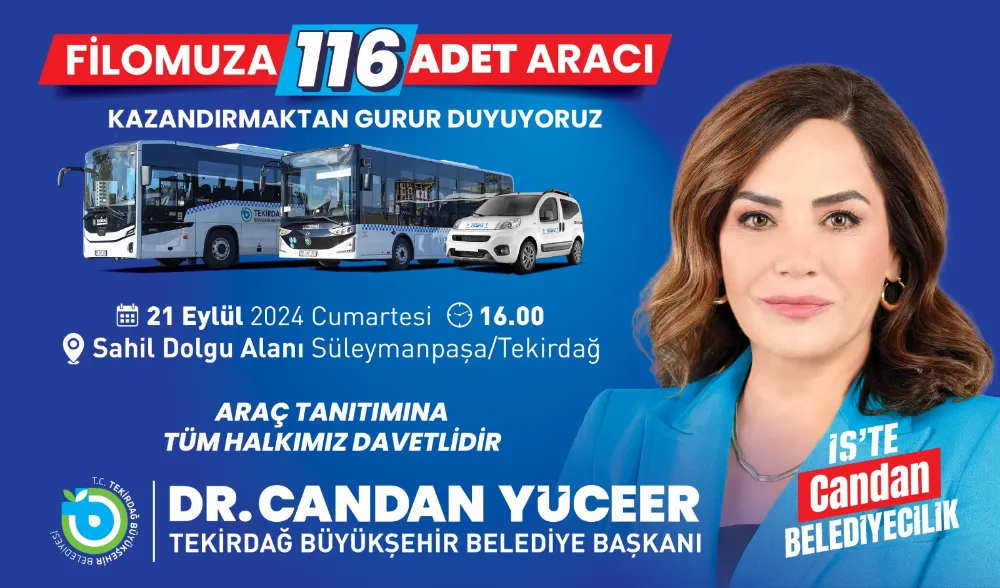 BÜYÜKŞEHİR YENİ ARAÇLARINI VE HİZMETLERİNİ TANITIYOR