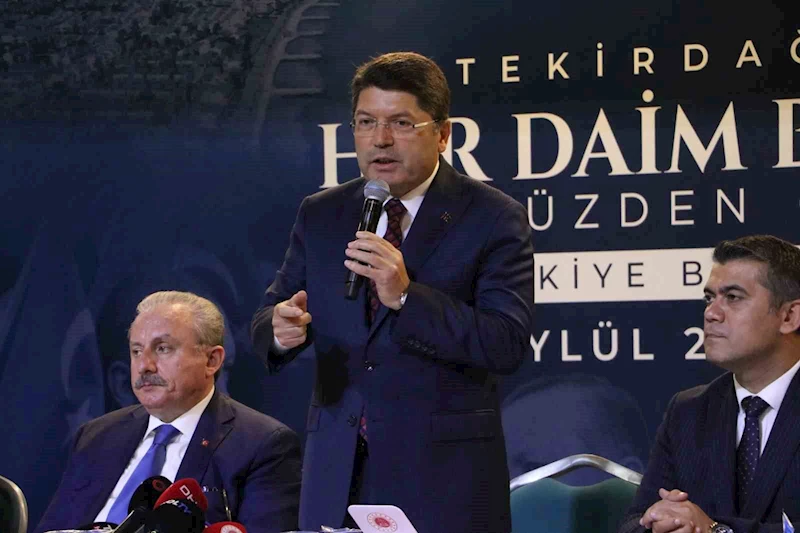 BAKAN TUNÇ’TAN, YENİ ANAYASA İÇİN UZLAŞMA ÇAĞRISI