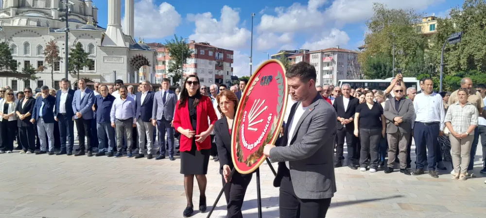  ÇERKEZKÖY’DE CHP’NİN KURULUŞ YILDÖNÜMÜNÜ KUTLADILAR